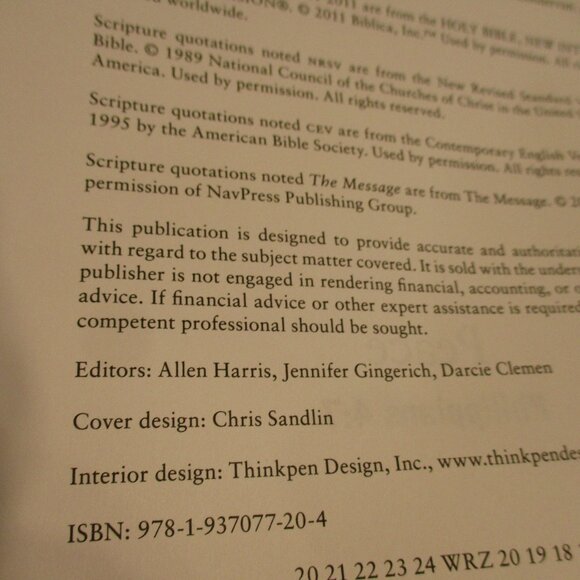 Dave Ramsey Guide To Money Medium Black Blue White Finacial Reading Book - Picture 5 of 6